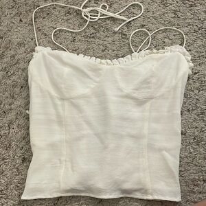 Reformation cream colored top. Size 6